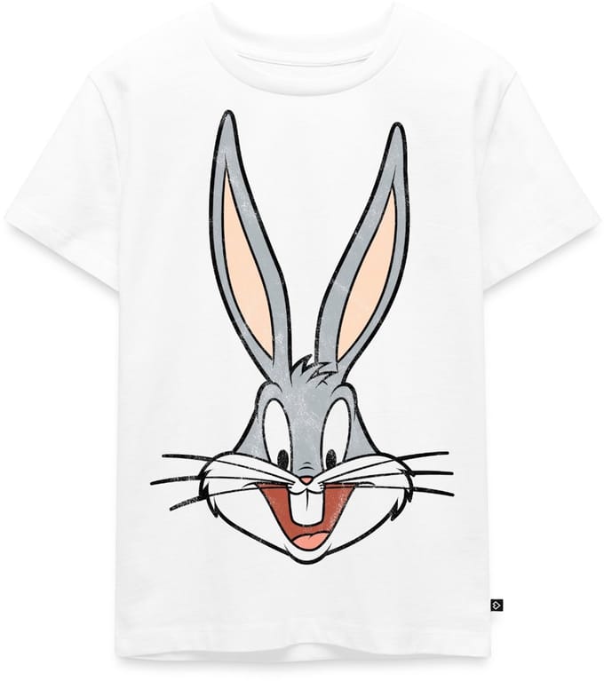 Looney Tunes Bugs Bunny Distressed Premium T Shirt Kinderen