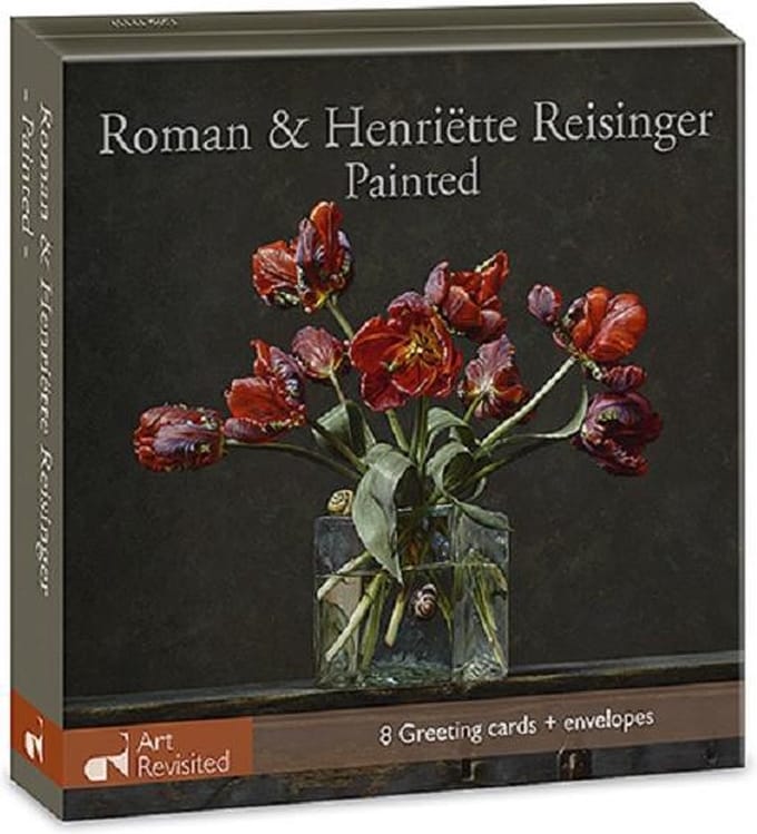 Kaartenmapje Roman & Henriëtte Reisinger - Painted - 4 x 2 afbeeldingen - 11x11cm