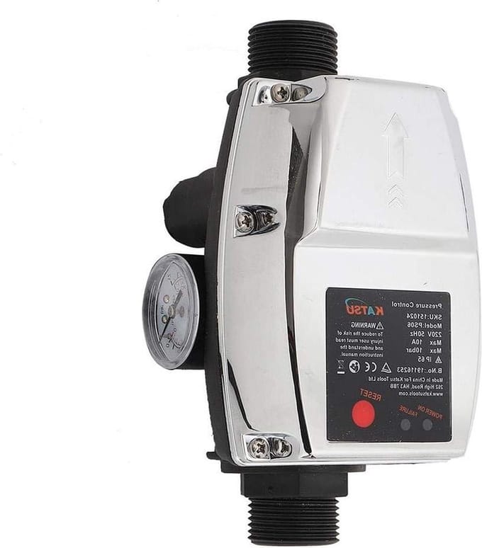 Automatic Water Pump Pressure Control Switch 220V IP65 Adjustable Electronic Pressure Regulator for Submersible Pump Self Priming Pump Water Booster - Garden Pump