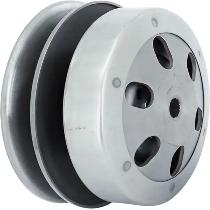 Koppeling met poelie + bel P2R Sym 50 Orbit II 4 T