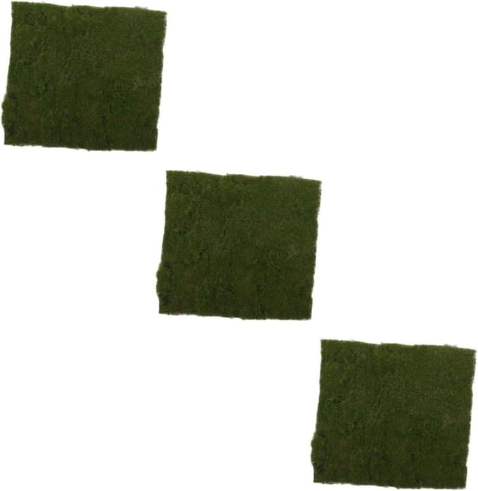 Kunstgras Matten - Nep Gazon - Decoratie Maken - Realistisch Uiterlijk - 3 Stuks - Groen