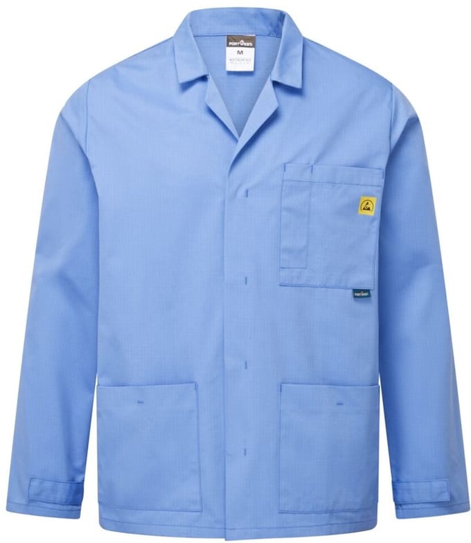 Portwest Anti-statisch ESD labjas AS18 - Hamilton Blauw - M