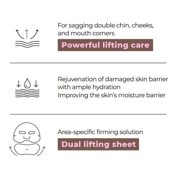 [MEDIHEAL] Retinol Collagen Ampoule Lifting Mask 4 Sheet gray