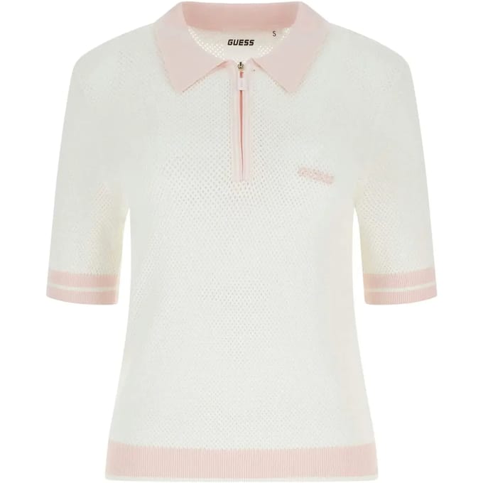 Slim fit poloshirt van viscosemix model 'GABRY'