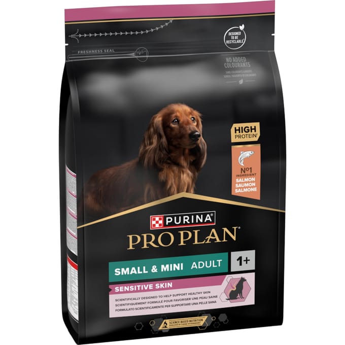Pro Plan Small&Mini Adult Sensitive Skin - Honden Droogvoer - Zalm - 3 kg
