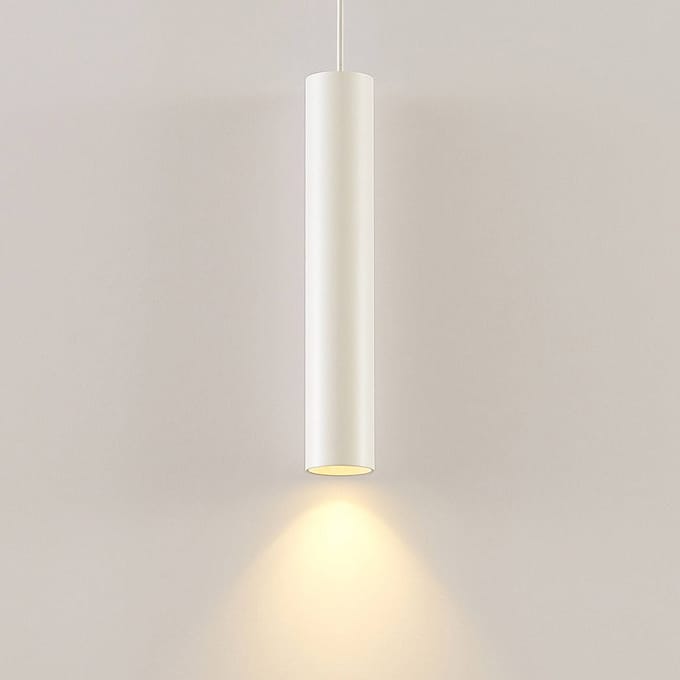 Arcchio - hanglamp - 1licht - Aluminium - H: 35 cm - GU10 - wit