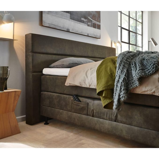 Elektrische boxspring Loft Eye inclusief dekbed 160 x 200 cm | Vitality Pur