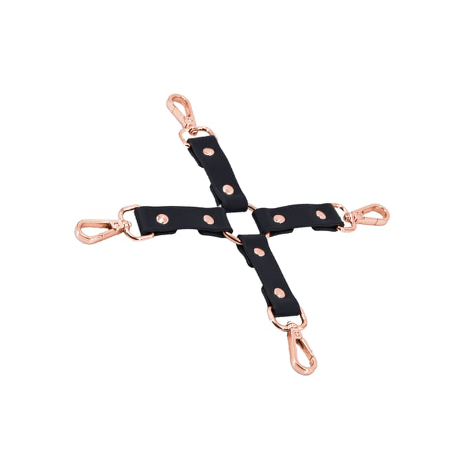 Bondageset Bondage Couture Hog Tie Zwart
