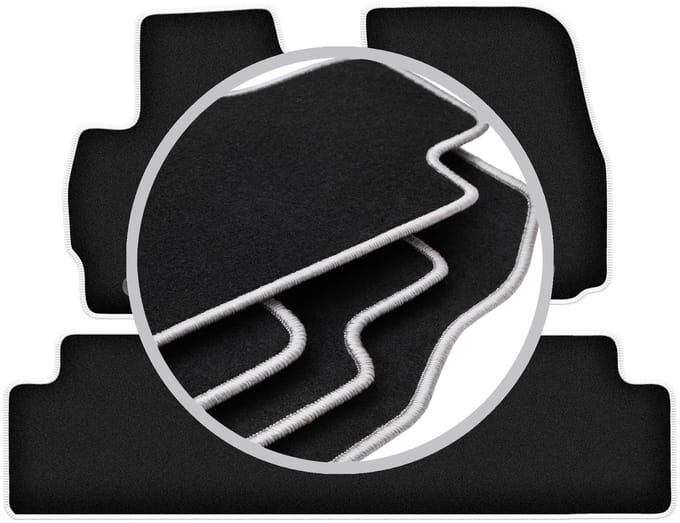CARLUX-SILVER automatten voor: Mazda 5 I minivan (2005-2010)