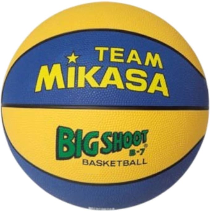 Mikasa Basketbal Big Shoot 155 Maat 5 Blauw/Geel