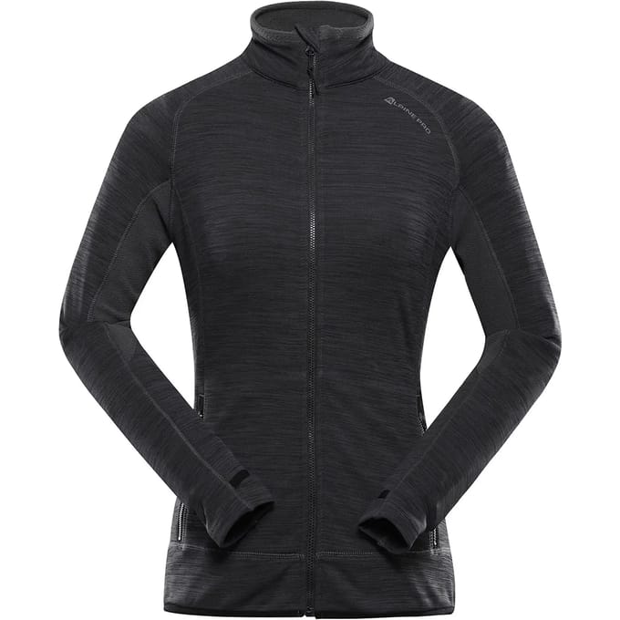 Alpine Pro Onneca Fleece Met Volledige Rits Zwart M-L Vrouw