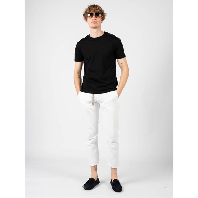 Les Hommes T-shirt Mannen zwart
