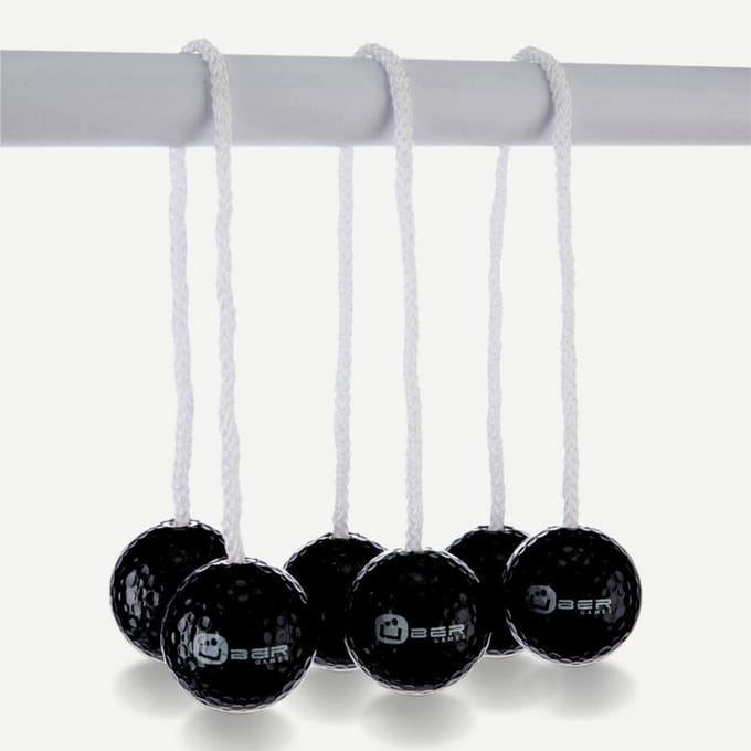 Laddergolf Bolas - Soft – Professioneel – 3x2 Echte Golfballen - Officiële Lengte - Zwart