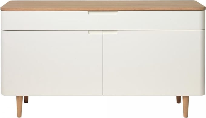 Nordic Home - Rune dressoir - 140 cm - eikenhout -naturel/wit
