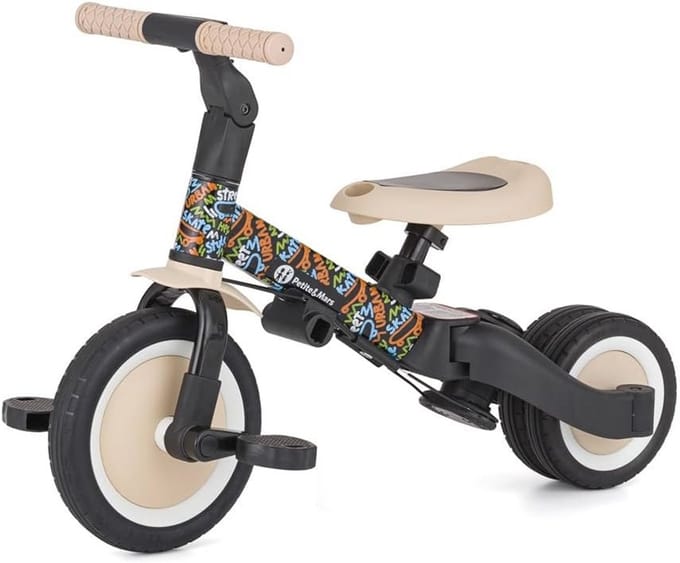Multifunctionele 5-in-1 driewieler voor kinderen - Loopfiets, Glijauto en Fiets in één