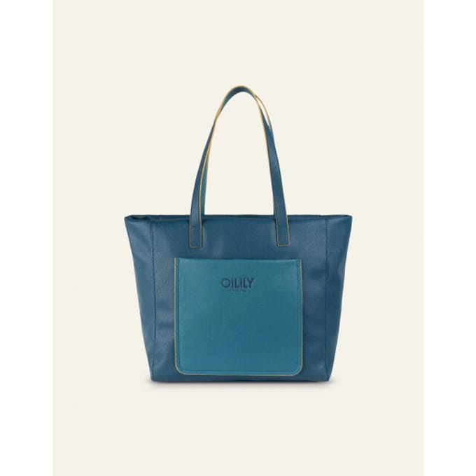 Oilily Steffi - Shopper - Dames - Ritssluiting - Blauw - One size