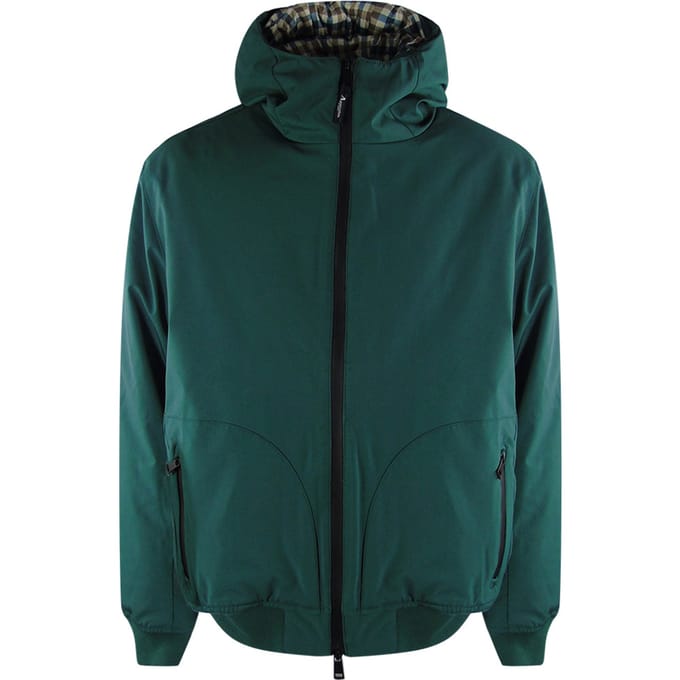 Aquascutum Active Hooded Hunter Green Jacket