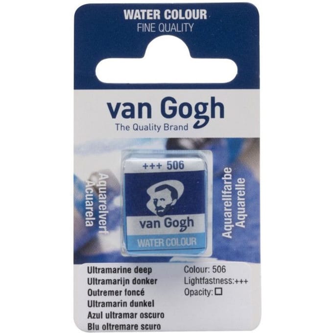 Aquarelverf - 506 Ultramarijn Donker - van Gogh - Napje
