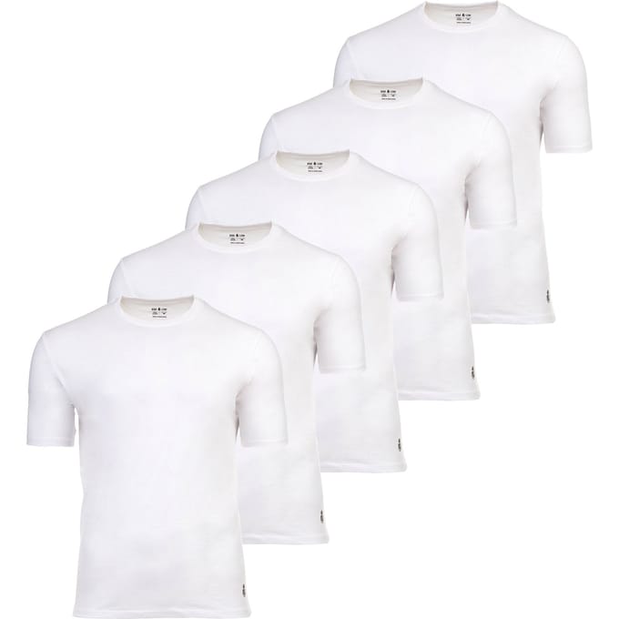Real Madrid T-shirt RM Undershirt U-Neck 5-Pack Set van 5