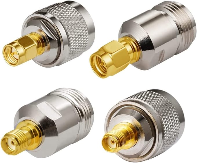 Antenne Adapter Set - Wifi Connector - Netwerk Verbinding - Verschillende Koppelingen - 4 Stuks