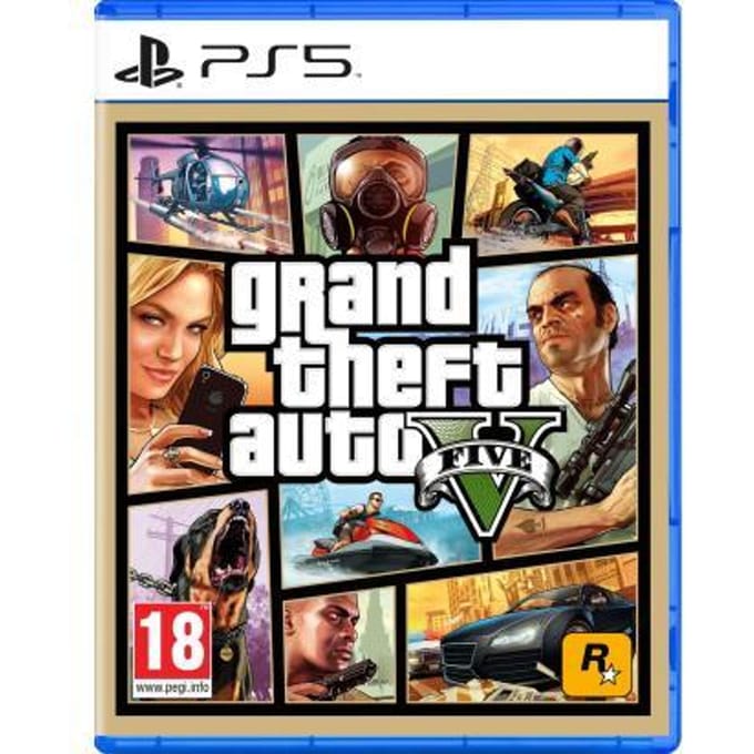 Sony PlayStation 5 PS5 Grand Theft Auto V Games