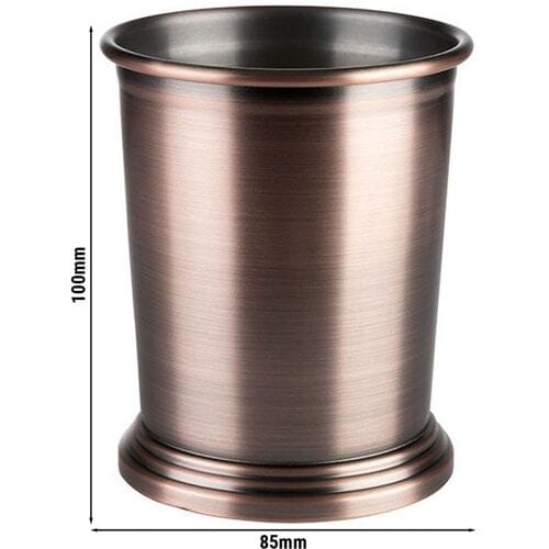 GGM Gastro (6 Stück) Becher - JULEP MUG - 350ml - Antik-Kupfer