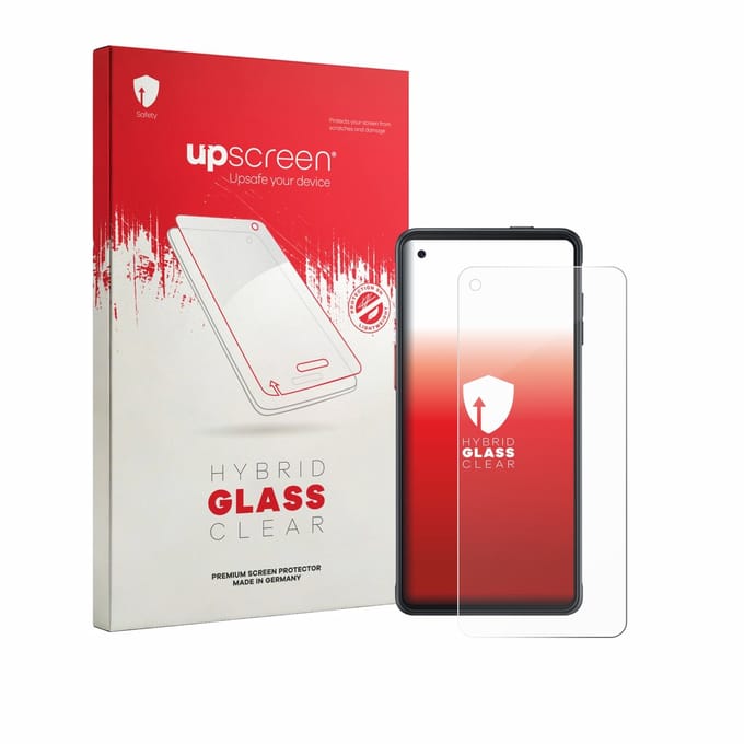 upscreen - Screenprotector voor Samsung Galaxy XCover Pro (case-friendly) - Folie Beschermfolie Beschermglas transparant