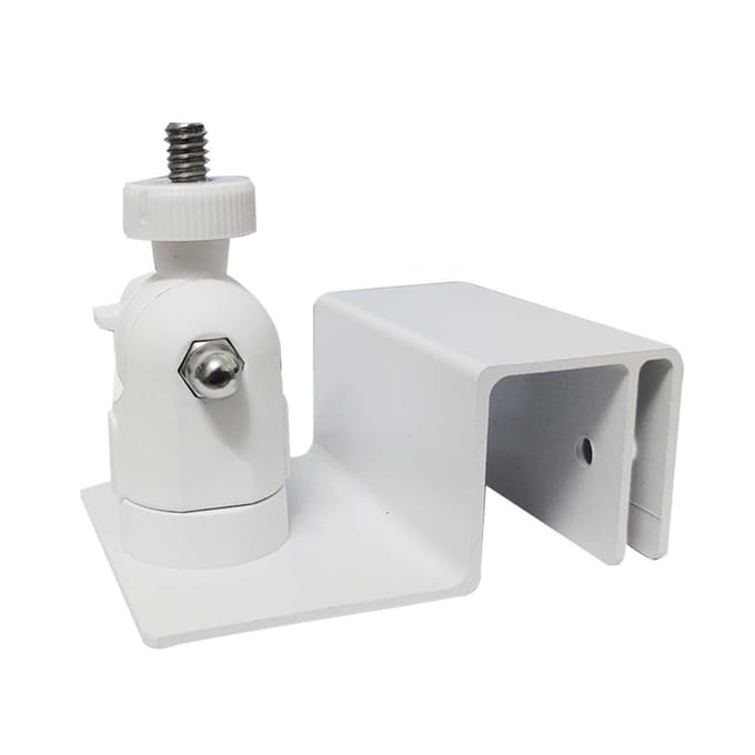 Dakgootbeugel voor Mini Schotel Verstelbare Hoek Schotel Dakgootbeugel met Aluminiumlegering Adapter white