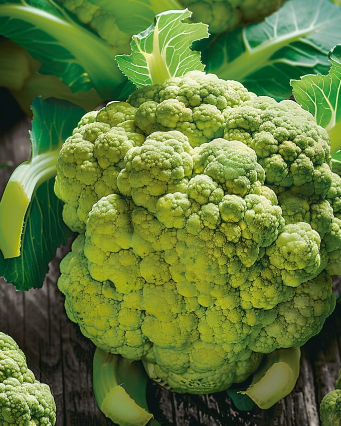 Groene Bloemkool Zaden Brassica Oleracea Cavolfiore Verde Di Macerata Ras