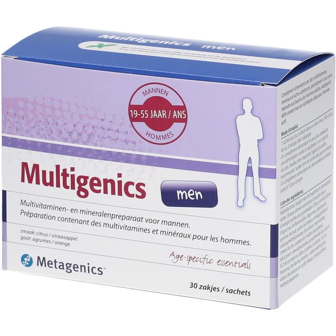 Metagenics Multigenics Men 30 Poederzakjes