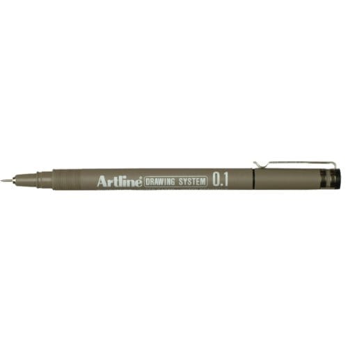 ARTLINE Drawing System Fineliner - 1 stuk - 0.1mm Lijndikte - Zwart