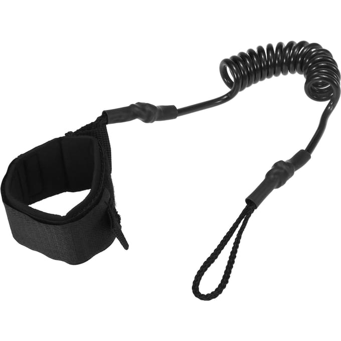 1,2 Meter Enkel Leash Surfen Elastisch Gespirald Stand UP Paddle Board Been Touw Surfplank Enkel Leash Black black