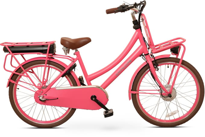 Antilope Cargo Plus N3 Elektrische Transportfiets 24 Inch 40 Cm Roze