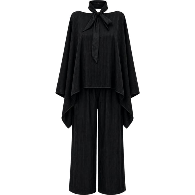 Hoge Taille Coltrui Wijde Pijpen Brei Set