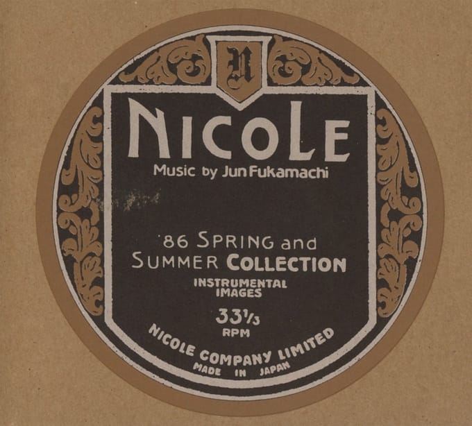 Jun Fukamachi - Nicole (86 Spring And Summer Collection - Instrumental Images) (CD)