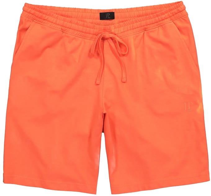 JP 1880 - Heren - Pyjamabroek loungewear shorts elastische band - Rozenkoraal - Maat L