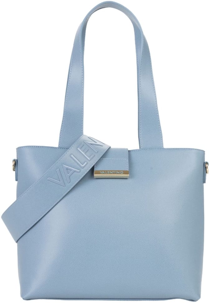 VALENTINO schoudertas Dione Re Shopping Bag Avio Lichtblauw