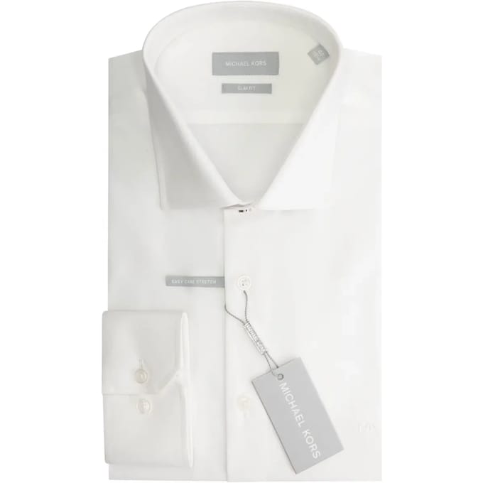 Slim fit shirt Michael Kors Pinpoint Oxford