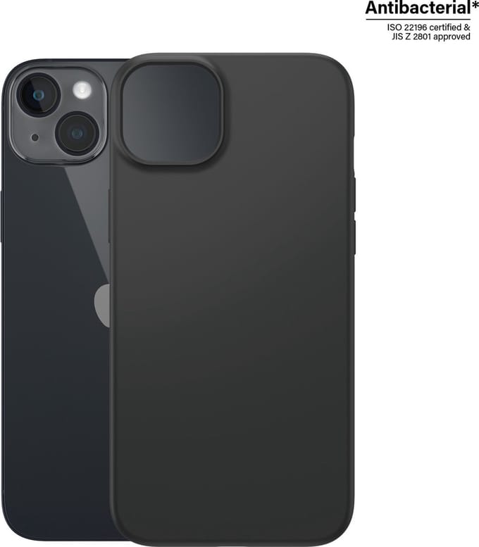 PanzerGlass - biologisch - afbreekbaar hoesje voor iPhone - 14 - Plus / 15 - Plus - zwart