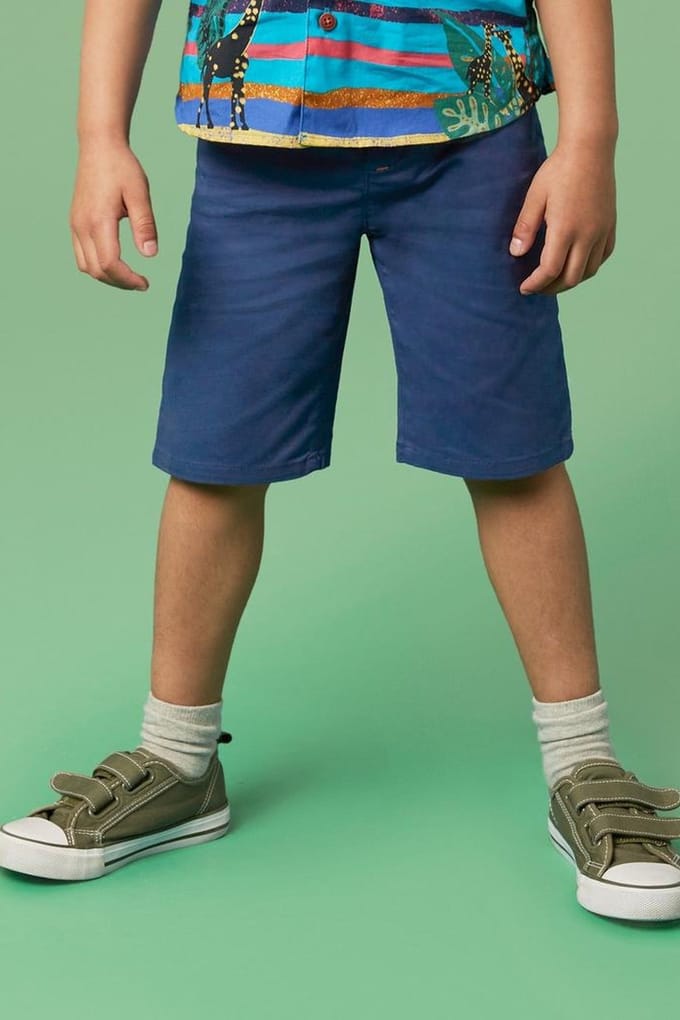 White Stuff Cole Chino Short Dark Navy Größe: 7-8 | Kurze Sporthosen Outlet | Damen | Blau