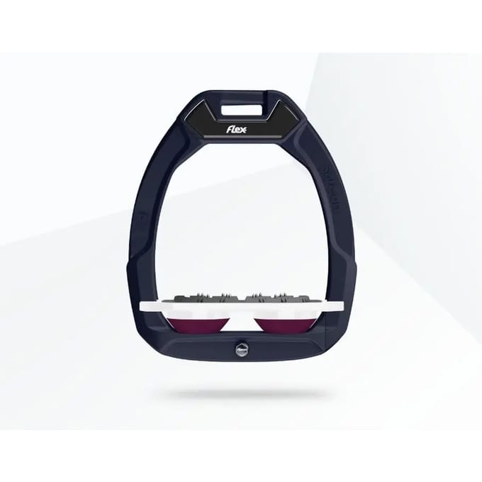 Plat Ultra Grip Veiligheidsbeugels Rood/Wit/Pruim Flex-On Safe-On