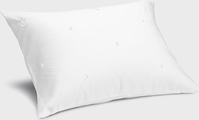Yumeko kussensloop katoensatijn wit moon 50x70 - Bio, eco & fairtrade - 1 stuk