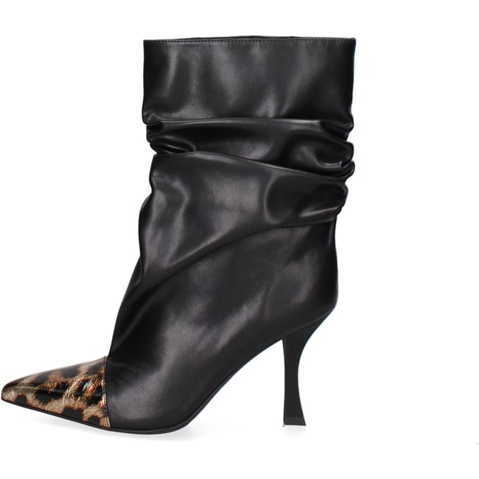 Boots suede hak 9cm Vrouw Marc Ellis gedrapeerd