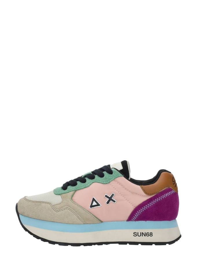 SUN68 Kelly Multicolor Sneakers Laag - beige - Maat 37