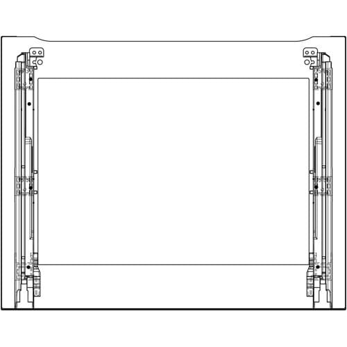 AEG voorste glas, zwart, AEG, 596x471mm 140225496268