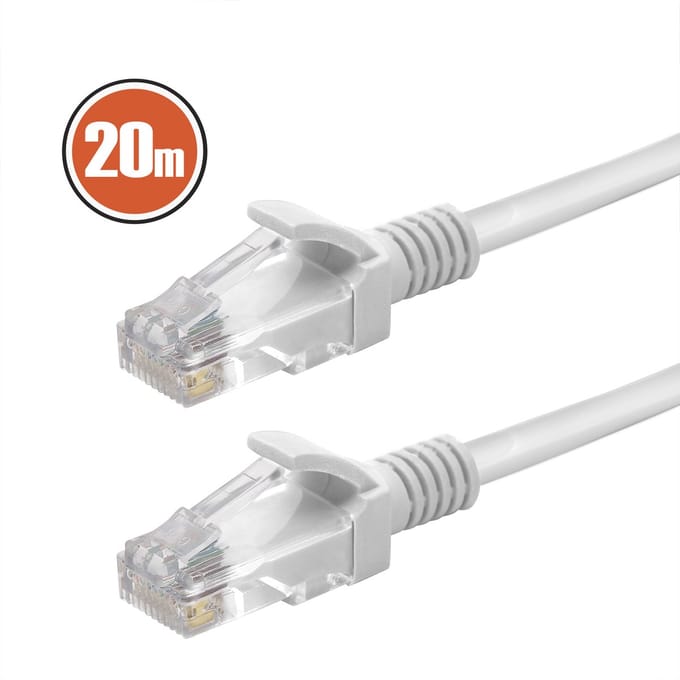 Patch Kabel 20m - 8P/8C Cat.5e UTP Grijs [20353]