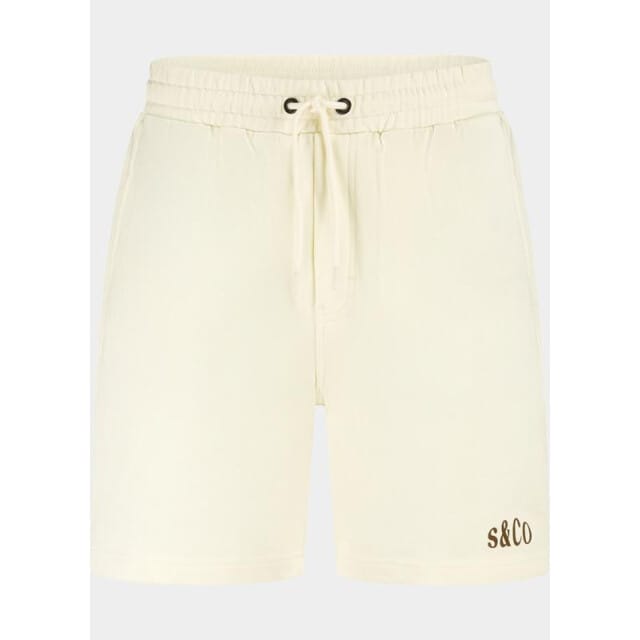 Supply & Co Sweat Short Fisher Off White - Maat S - Heren - Korte broek
