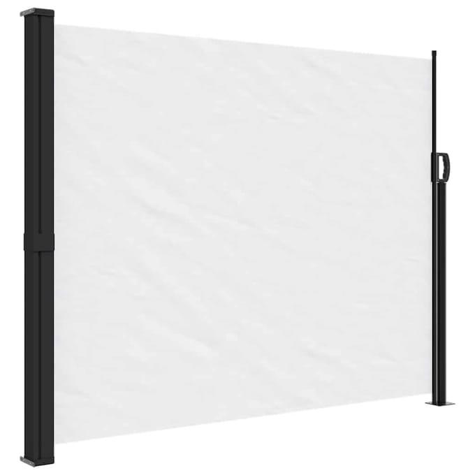 vidaXL - Windscherm - uittrekbaar - 160x300 - cm - wit