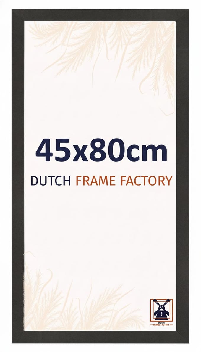 Fotolijst 45x80 cm - MDF - Zwart Mat - Benno