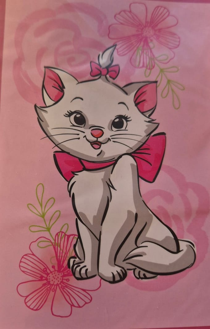 Marie Aristocats disney fleece deken